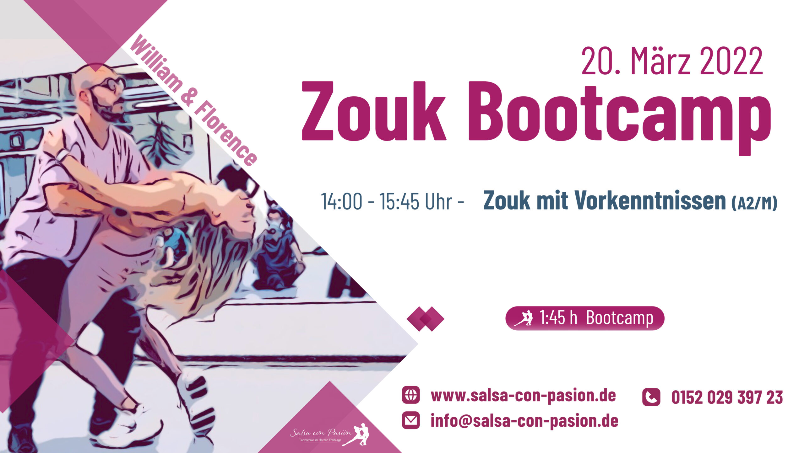 Read more about the article Zouk Bootcamp in Freiburg – mit Vorkenntnissen