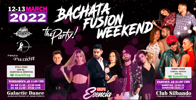 Read more about the article BACHATA FUSION WEEKEND im Club Silbando