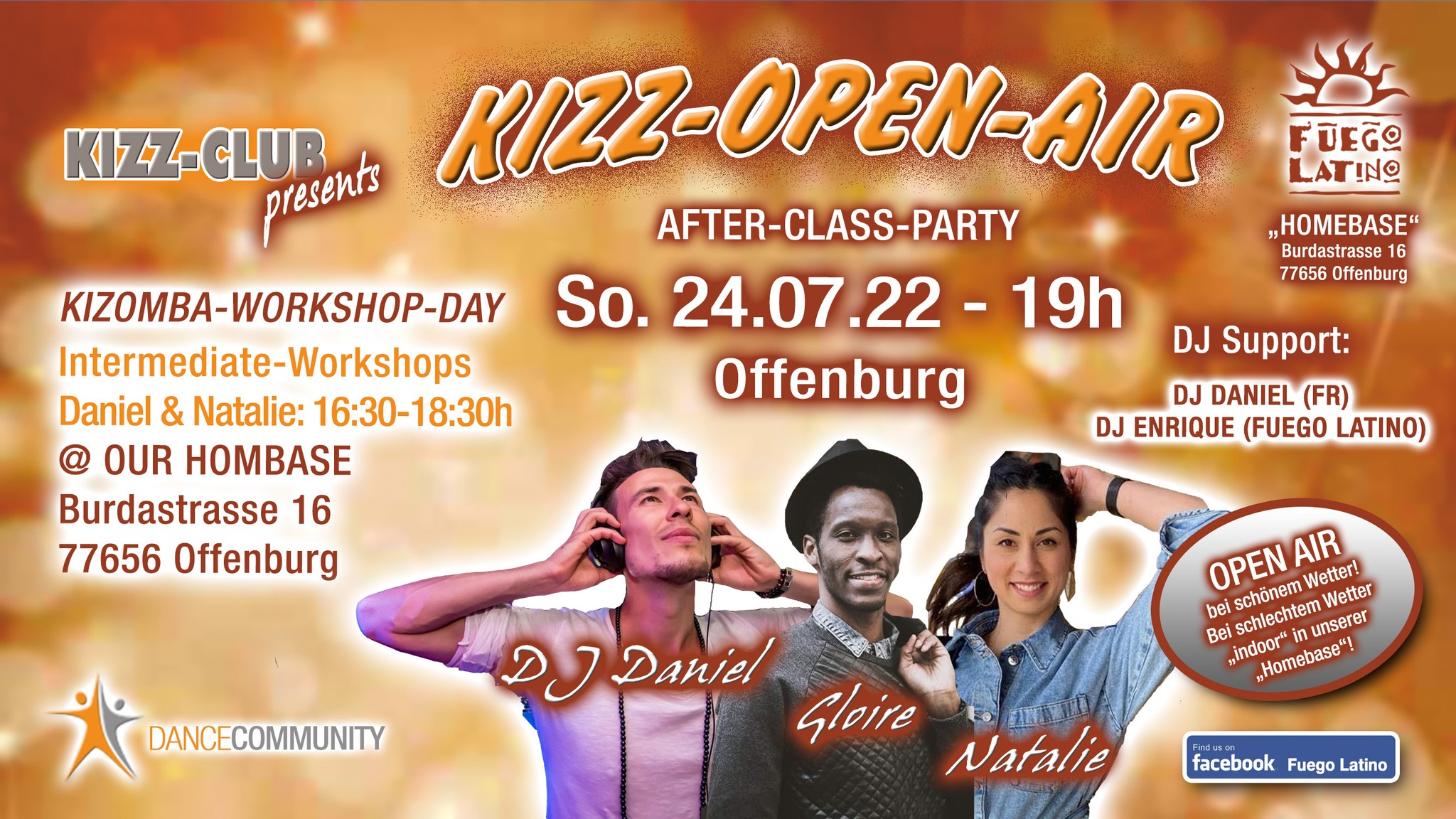 Read more about the article KIZOMBA-WORKSHOP-DAY & KIZZ-Open Air in Offenburg